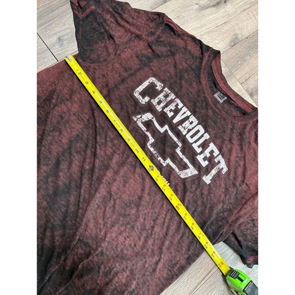 Chevrolet Men's Red and Black Short Sleeve Tee - Picture 2 of 5